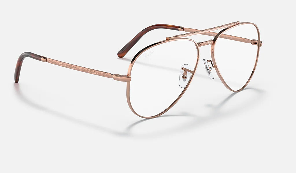 Gold aviator prescription glasses hotsell